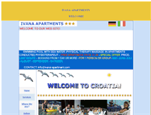 Tablet Screenshot of ivana-apartmani.com